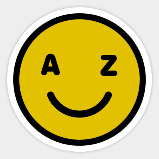 Arizona Smiley Face Sticker